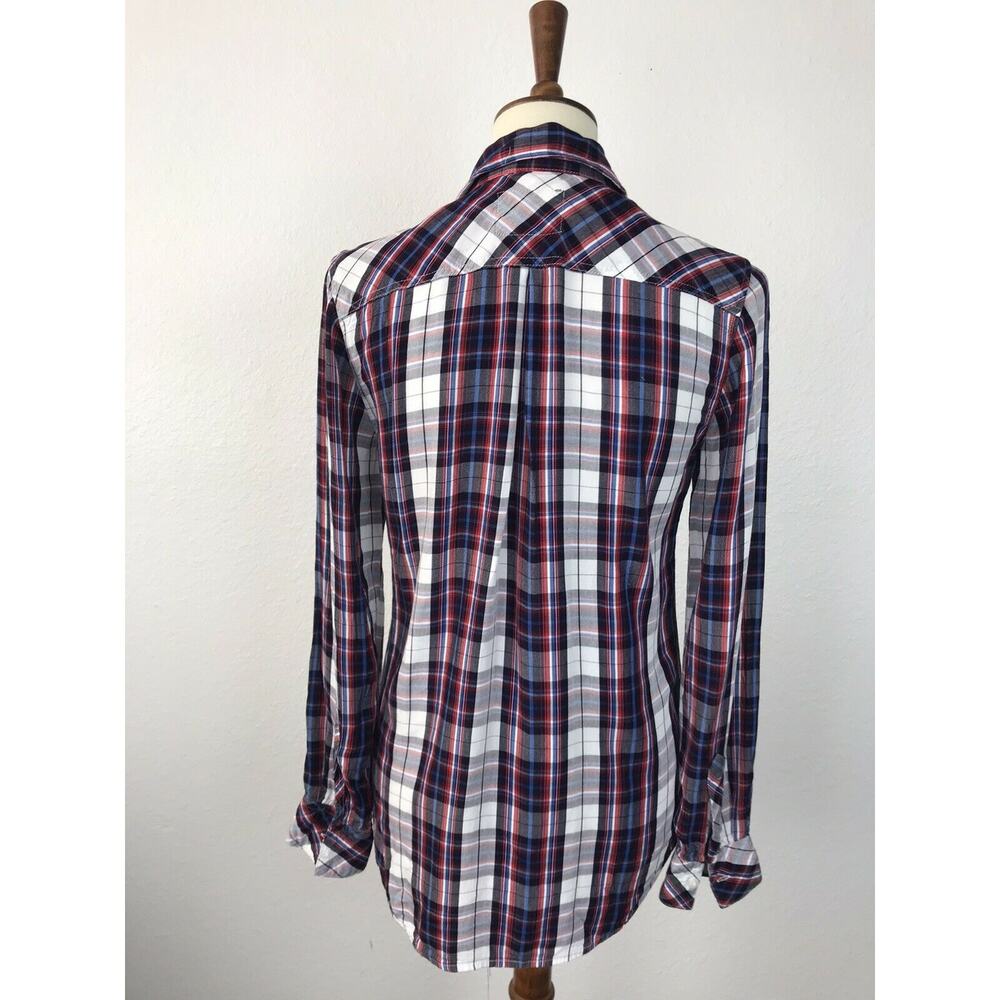 Rails Multicolor Plaid Button Down Top - image 4